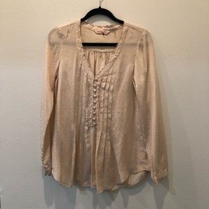 Rebecca Taylor flower print blouse with buttons